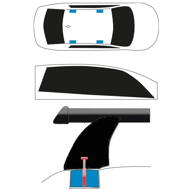 BARRES DE TOIT POLAIRE ESSENTIEL ALUMINIUM
