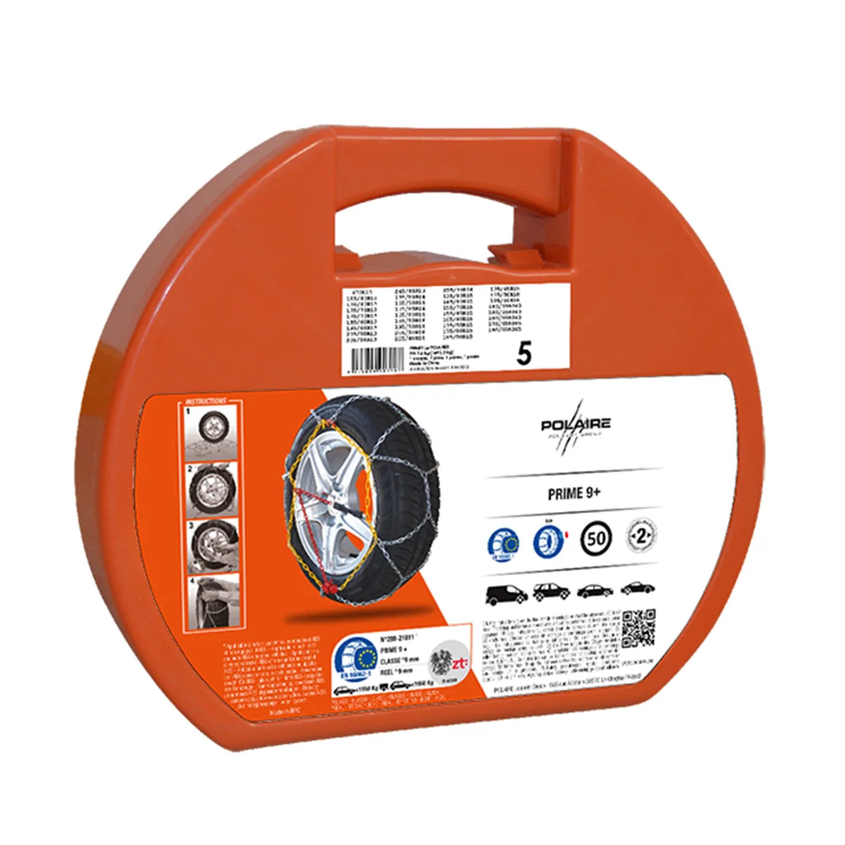 CHAÎNES À NEIGE TRADITIONNELLES POLAIRE PRIME 9+ 20