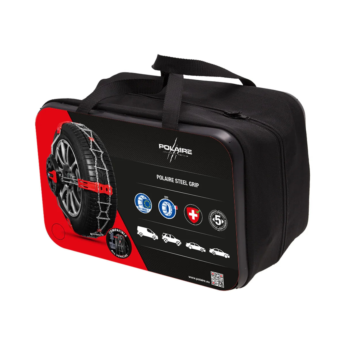 CHAÎNES À NEIGE FRONTALES POLAIRE STEEL GRIP 120