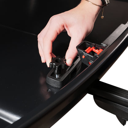 COFFRE DE TOIT INSPIRATION POLAIRE 340 Litres E NOIR MAT - C340-INMA