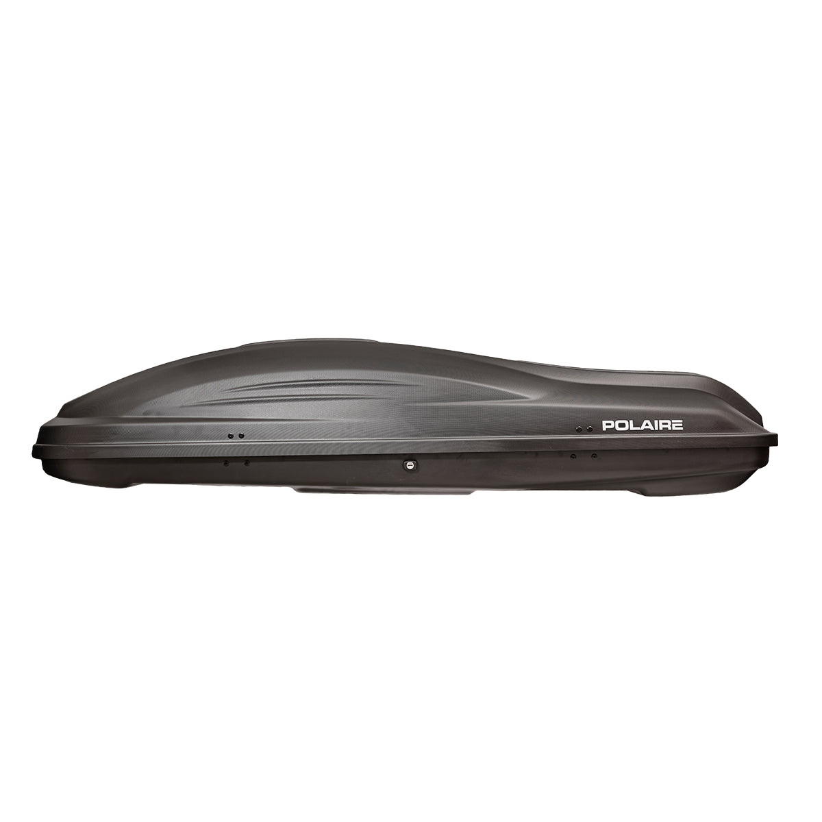 Coffre de toit Polaire Inspiration 480L noir mat – vue profil, grand volume famille