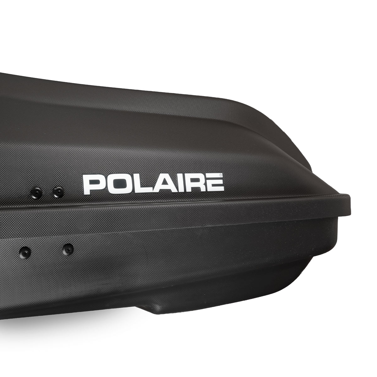 Coffre toit Polaire Inspiration 480L – logo et finition noir mat ABS